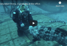Just another day at  the office commercial diver day at the office
